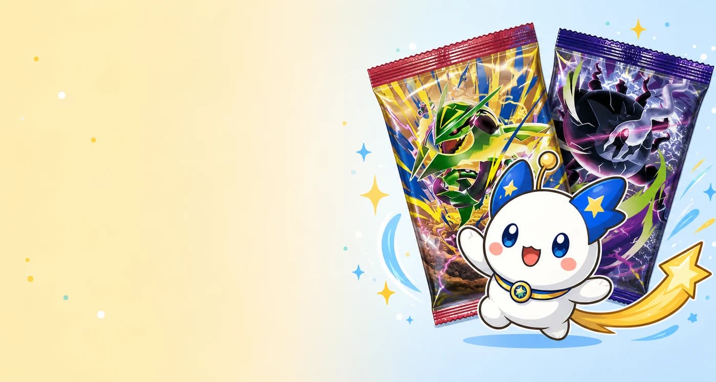 トレカ抽選速報のサービスイメージ